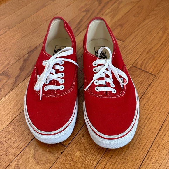 Vans Authentic Red size 9.5 - Picture 1 of 2